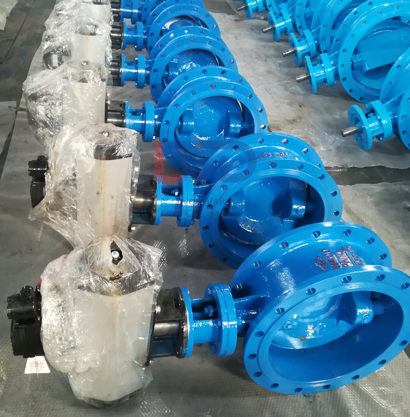 氣動雙偏心軟密封蝶閥 氣動雙偏心軟密封蝶閥